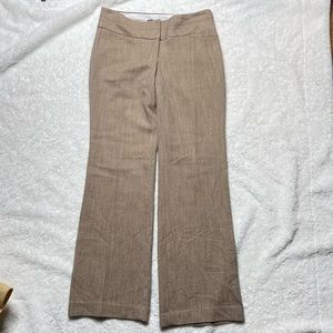 Express Editor Brown Tweed Pants Size 4